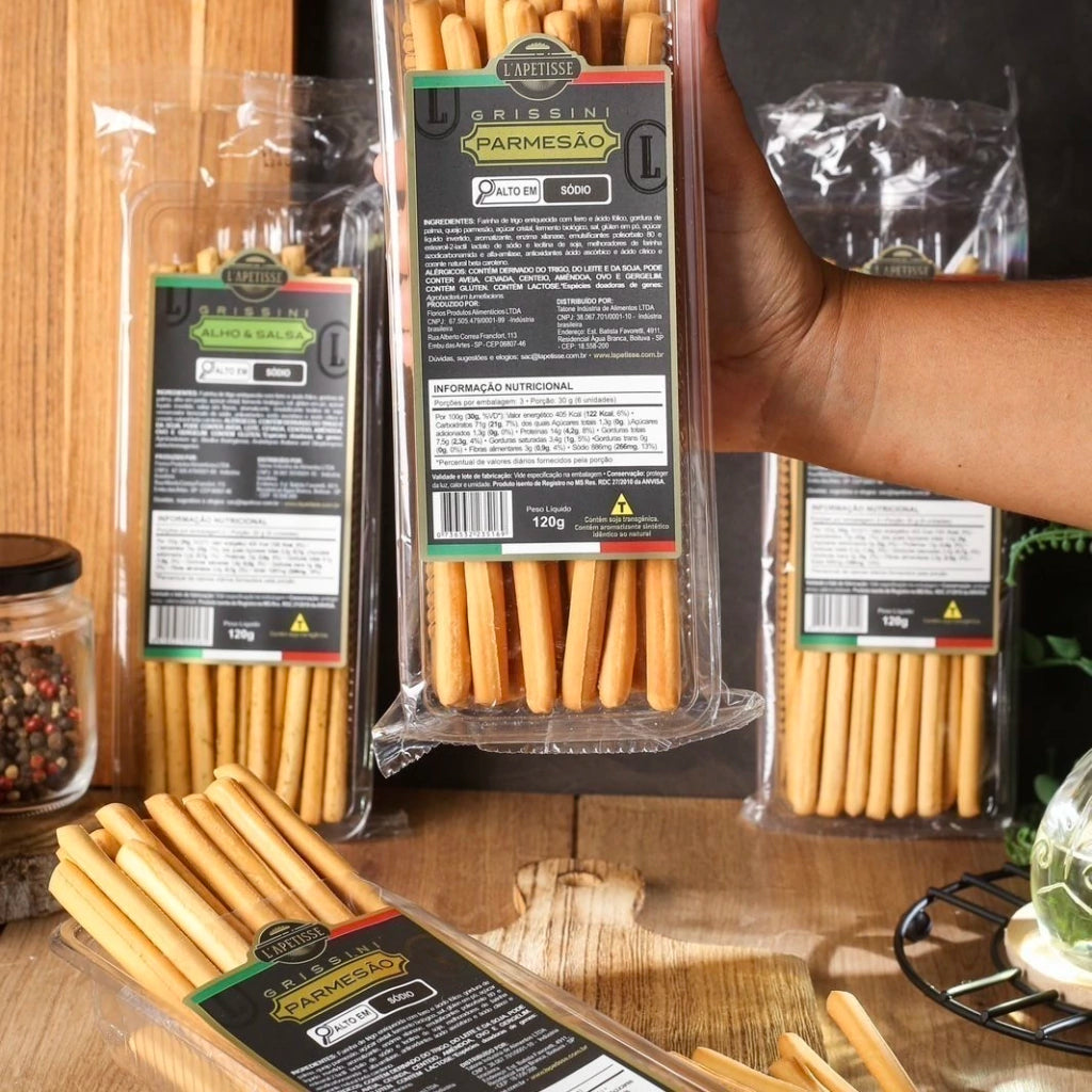 Grissini Parmesão - 120g