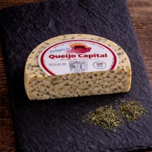 Queijo Alagoa com Manjericão - 480g (Metade)