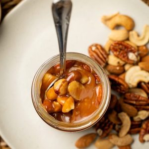 Caramelo Salgado com Mix de Castanhas - 100g