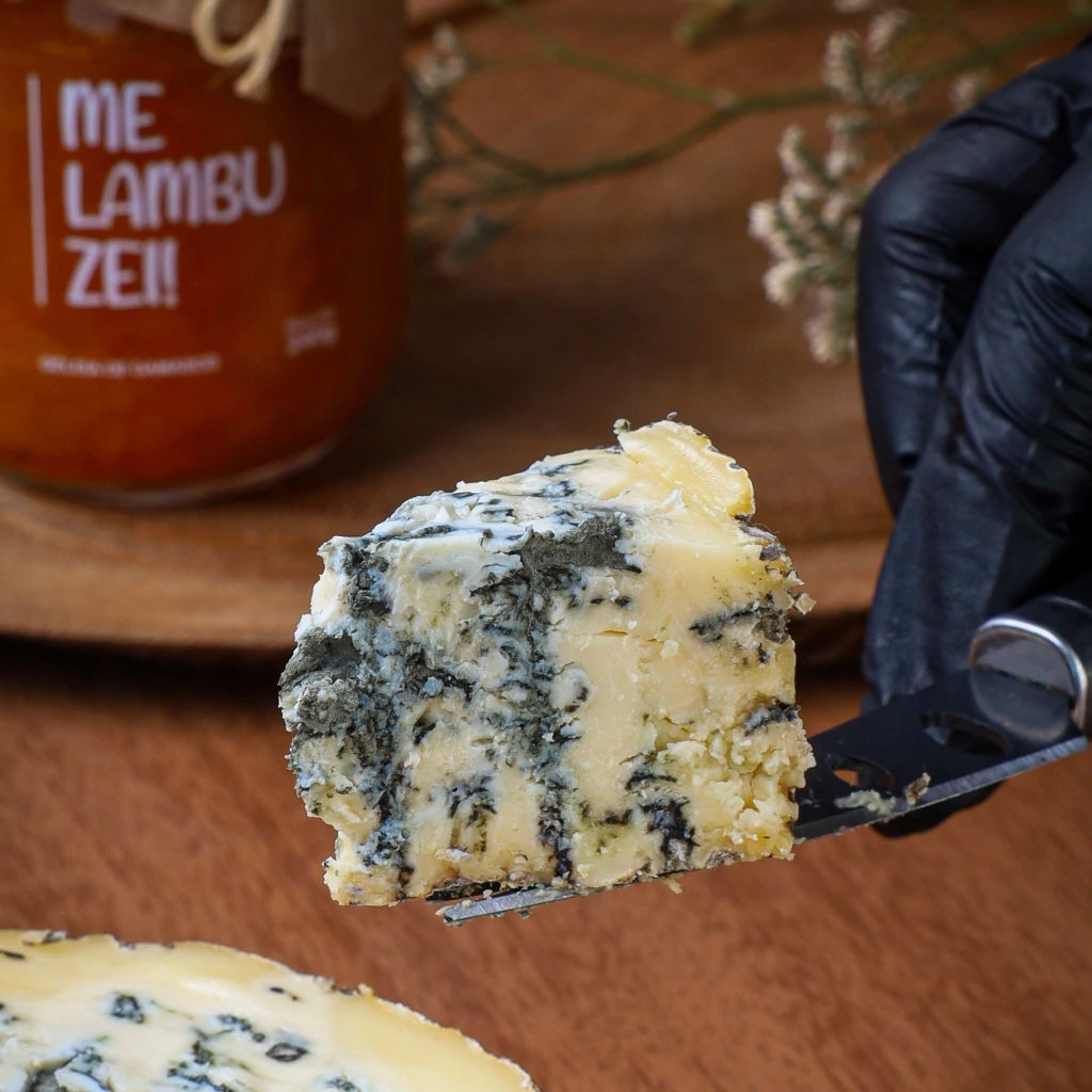 Gorgonzola de colher + Geleia de Damasco