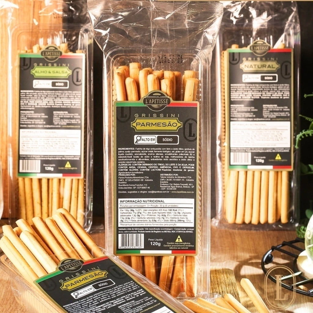 Grissini Parmesão - 120g