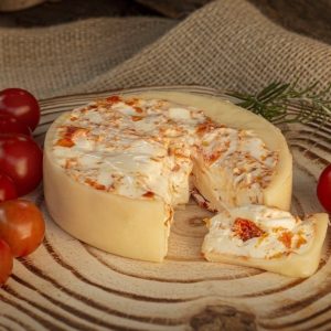 Queijo Recheado com Requeijão e Tomate Seco - 330g