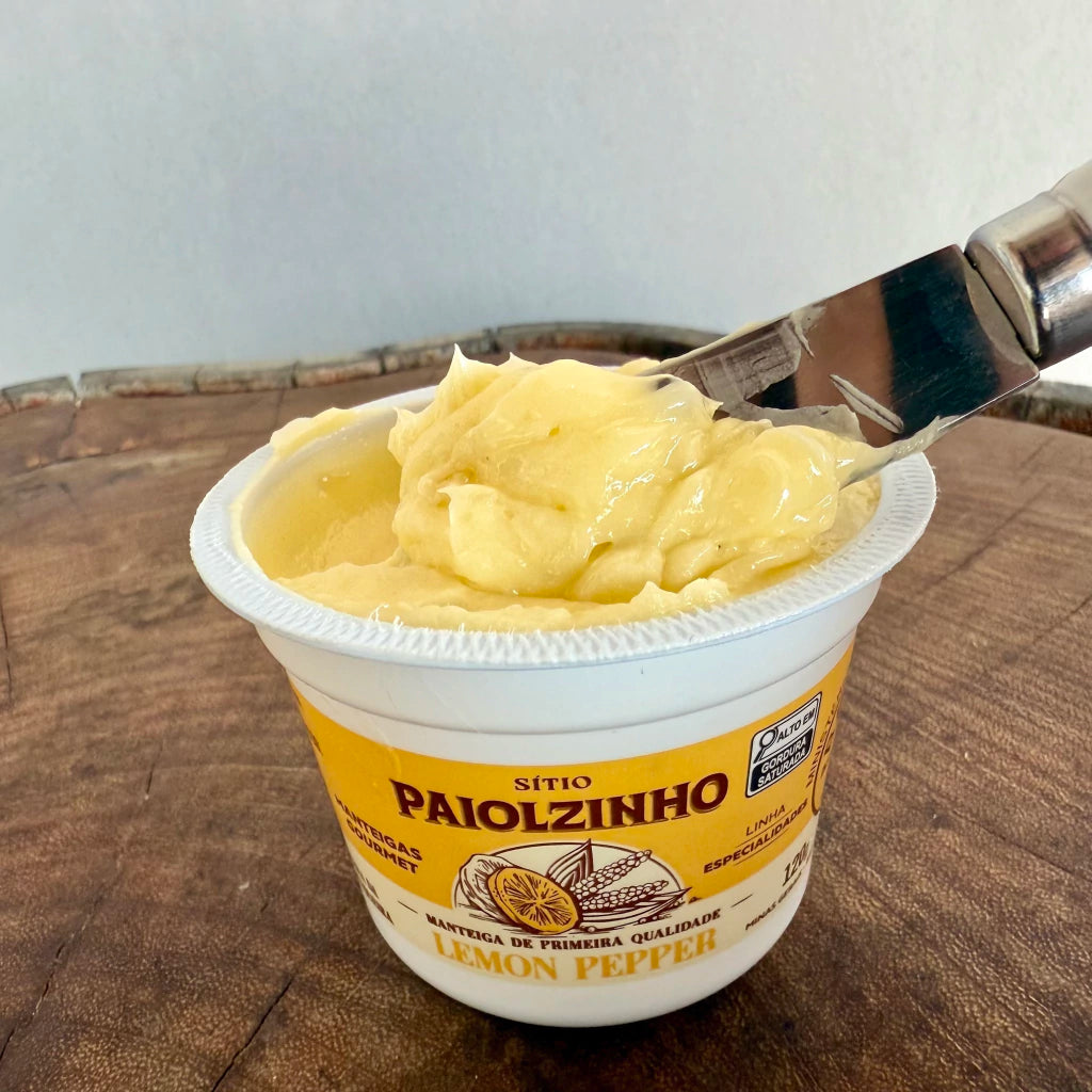 Manteiga Temperada Lemon Pepper - 120g
